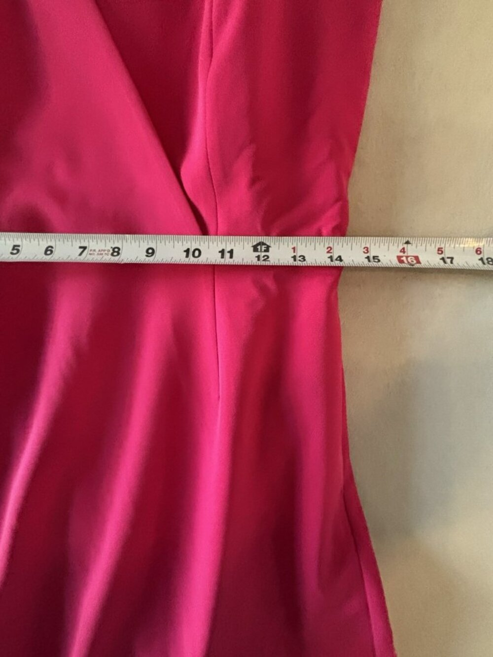 Anne Klein Dress Womens 4 Pink Fit & Flare V Neck Sleeveless Cocktail NWT - Picture 5 of 8